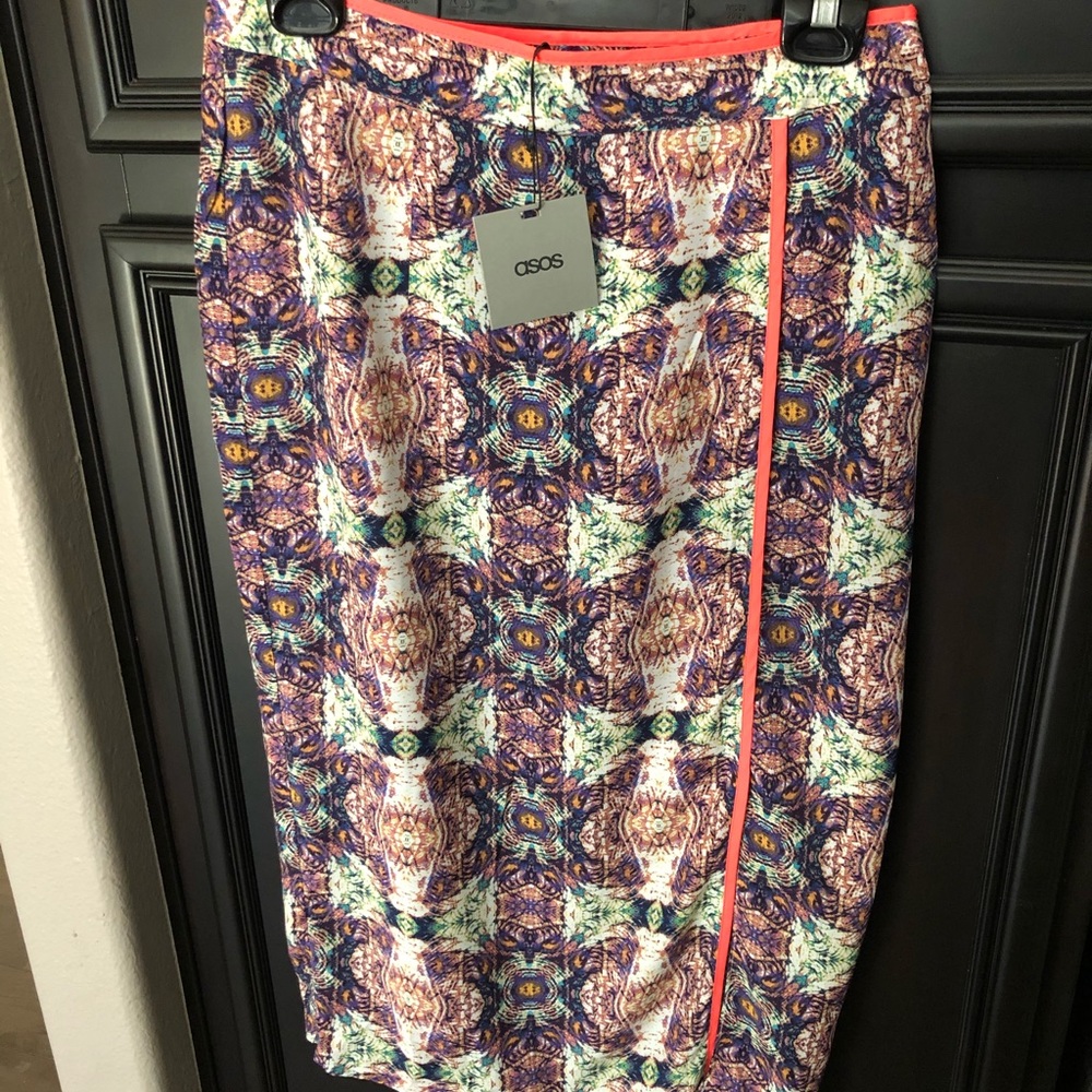 ASOS cute kaleidoscope skirt